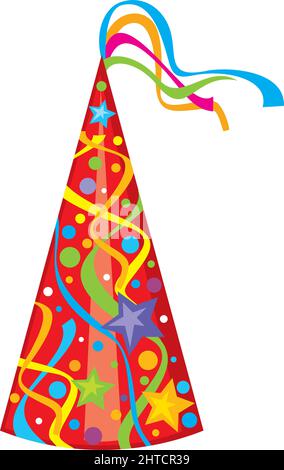 Party cap vector illustration Stock Vector