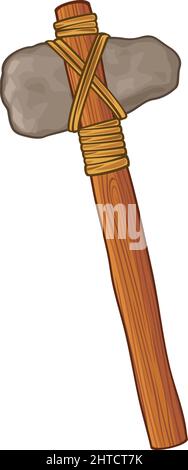 Native American tomahawk vector illustration Stock Vector