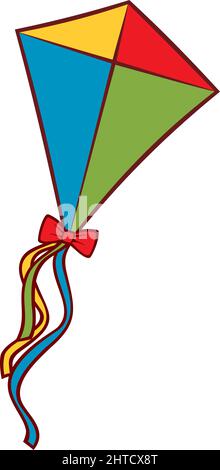 Kite vector illustration Stock Vector