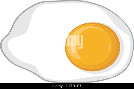 Fried egg vector illustration Stock Vector
