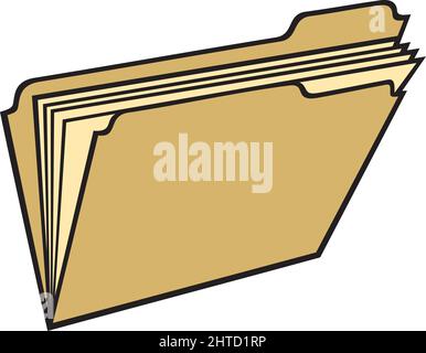 Empty folder icon vector Stock Vector Image & Art - Alamy