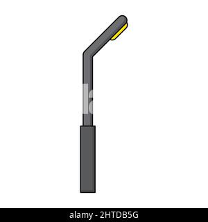 Street light icon. vector cartoon illustration isolated on white background. Stock Vector