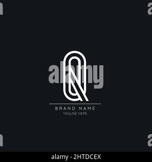 Timeless modern Q initial based logo icon Stock Vector