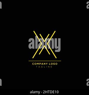 X Logo Monogram Icon Vector Symbol Template Stock Vector