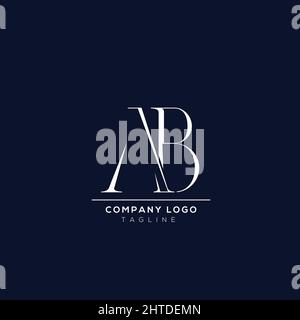 Premium AA initial based alphabet business logo white color on blue background. Stock Vector