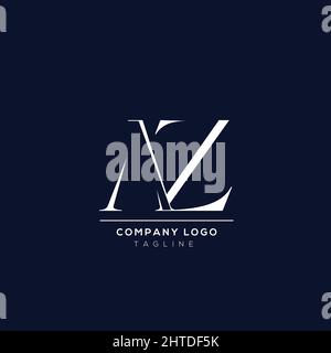 Premium AA initial based alphabet business logo white color on blue background. Stock Vector