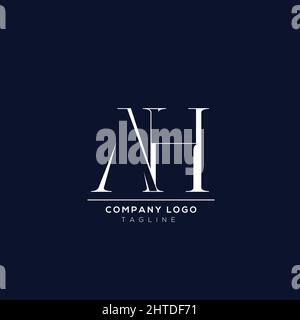 Premium AA initial based alphabet business logo white color on blue background. Stock Vector