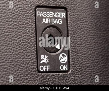 Closeup of switch airbag Stock Photo - Alamy