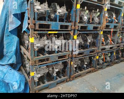 Indian Automobile Factory in Gujarat, India Stock Photo