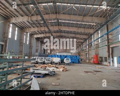 Indian Automobile Factory in Gujarat, India Stock Photo