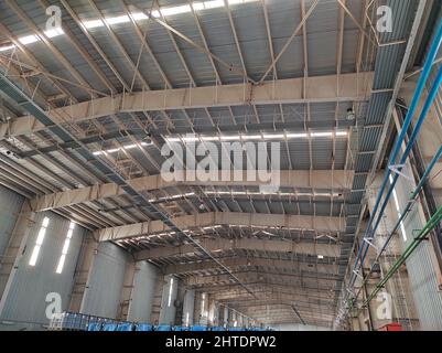 Indian Automobile Factory in Gujarat, India Stock Photo