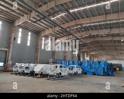 Indian Automobile Factory in Gujarat, India Stock Photo