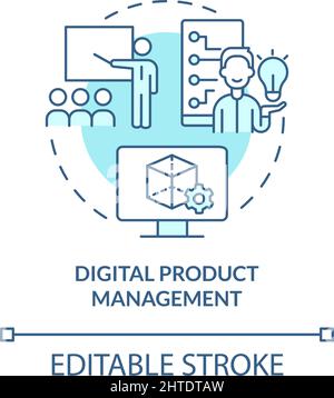 Product management turquoise concept icon Stock Vector Image & Art - Alamy