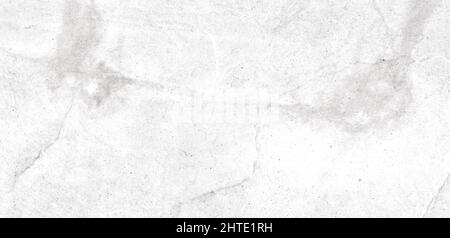 Panorama of White marble tile floor texture and background with copy space. Stock Photo
