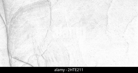 Panorama of White marble tile floor texture and background with copy space. Stock Photo