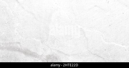 Panorama of White marble tile floor texture and background with copy space. Stock Photo