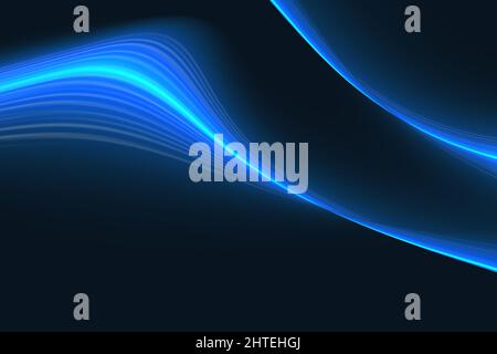 Abstract background with glowing highlights curve Stock Photo