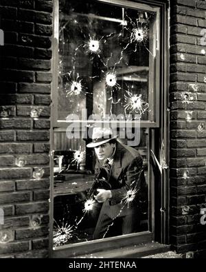 Paul Muni in Scarface - 1932 Stock Photo