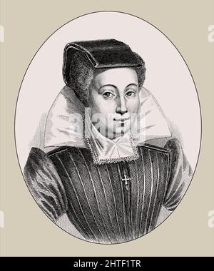 Marie de' Medici, 1575 – 1642, Queen of France as the second wife of King Henry IV of France Stock Photo