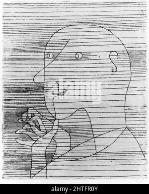 Paul Klee -  Old Man Counting Stock Photo
