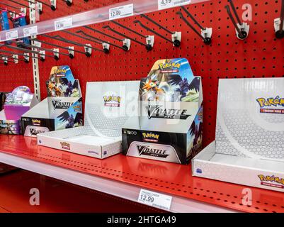 Prague, Czech Republic - April 3 2022: Back side of Pokemon cards and  smartphone smart phone with open online version of Pokemon Trading Card  Game Stock Photo - Alamy