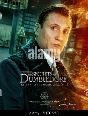 FANTASTIC BEASTS: THE SECRETS OF DUMBLEDORE, character poster, Teddy, 2022.  © Warner Bros. / Courtesy Everett Collection Stock Photo - Alamy
