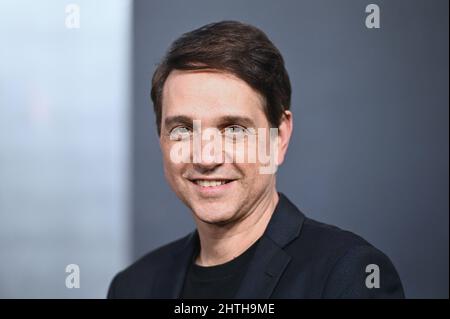 New York, USA. 28th Feb, 2022. Ralph Macchio attends the “The Adam Project” New York Premiere at Alice Tully Hall at Lincoln Center in New York, NY, February 28, 2022. (Photo by Anthony Behar/Sipa USA) Credit: Sipa USA/Alamy Live News Stock Photo