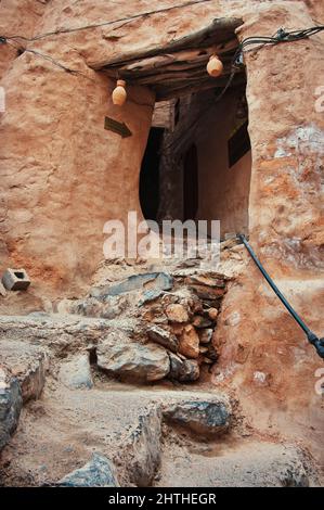 Old part of traditional Oman village Stock Photo