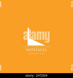Modern minimal initial letter L alphabet business logo Stock Vector