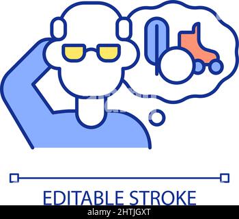 Adult education RGB color icon Stock Vector