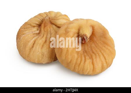 dried figs isolated on white background with clipping path and full depth of field, Stock Photo