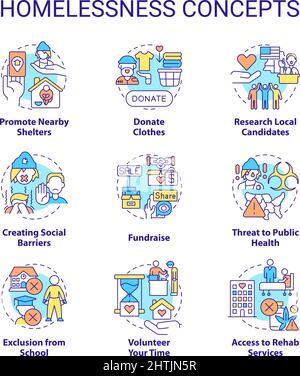 Volunteering experience linear icon. Thin line illustration. Volunteers ...