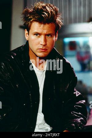 Corey Hart, kanadischer Pop- und Rocksänger, bei einem Auftritt in Deutschland, um 1986. Stock Photo