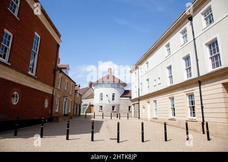 Prince Charles's Poundbury development on the edge of Dorchester in Dorset Stock Photo