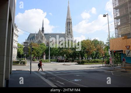 Vienna, Austria - June 1, 2021: Historical buildings in Vienna. Sightseeing in Austria. Stock Photo