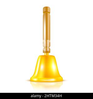 Bell vector illustration on white background. Stock Vector