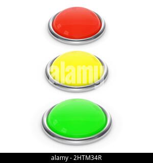 Buttons vector illustration on white background. Stock Vector