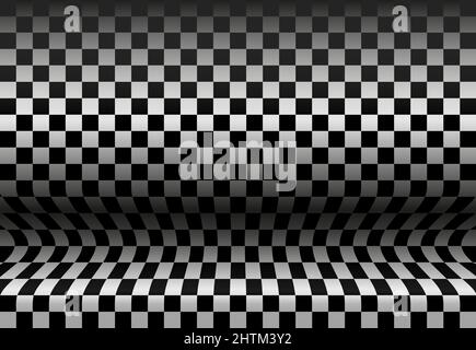 Check race background vector illustration. Stock Vector