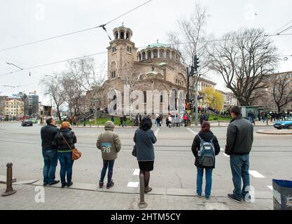 Sveta Nedelya church, Sofia, Bulgaria Stock Photo