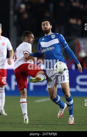 Brescia, Italy. 01st Mar, 2022. Riad Bajic (Brescia Calcio) in