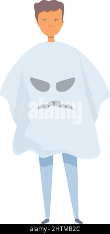 Ghost costume icon cartoon vector. Kid character. Party children Stock Vector