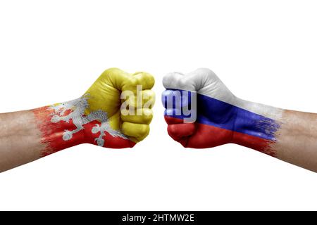 Russia bhutan flag hi-res stock photography and images - Alamy