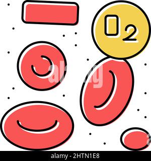 oxygen saturation chamber color icon vector illustration Stock Vector ...