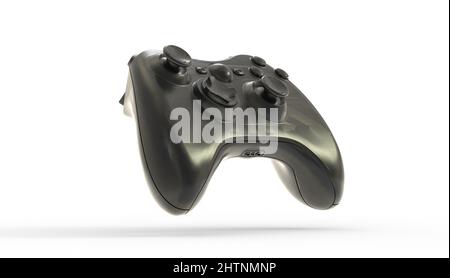 3d rendering gamepad with a trendy design isolated of a white background Stock Photo