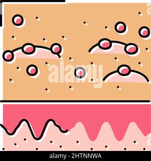 red spots rash skin color icon vector illustration Stock Vector Image ...