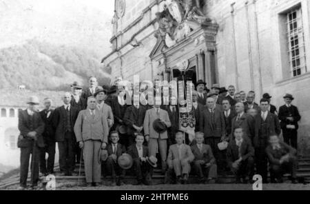 Alcune immagini di Crespiatica nel tempo Stock Photo