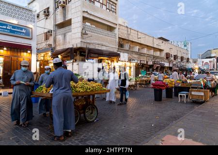 fruit and vegetable market in the old town  Jeddah, Saudi Arabia. (CTK Photo/Ondrej Zaruba) Stock Photo