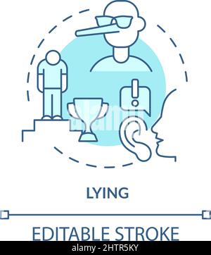 Lying terracotta concept icon Stock Vector Image & Art - Alamy