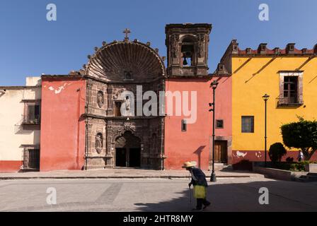 Templo de Nuestra Senora de la Salud church, San Miguel de Allende, Guanajuato state, Mexico Stock Photo