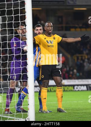 Willy Boly of Wolves. Wolverhampton Wanderers v Shrewsbury Town FA Cup fourth round 5/2/19